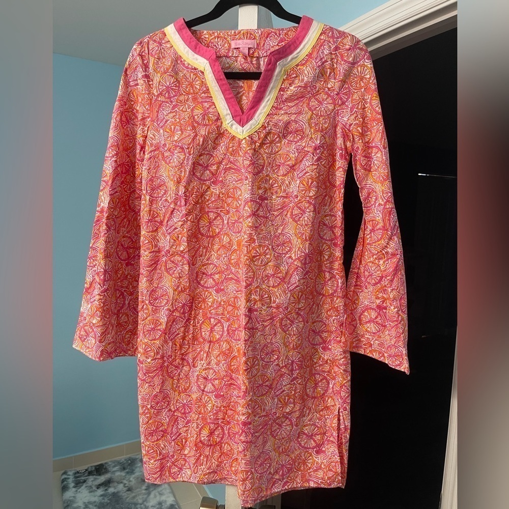 Lilly Pulitzer 100% Cotton Long Sleeve Dress - Picture 1 of 5